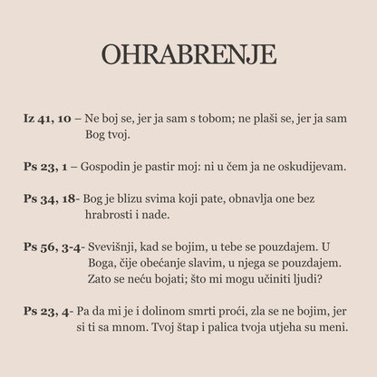 Ogrlica s gravurom i privjeskom križa