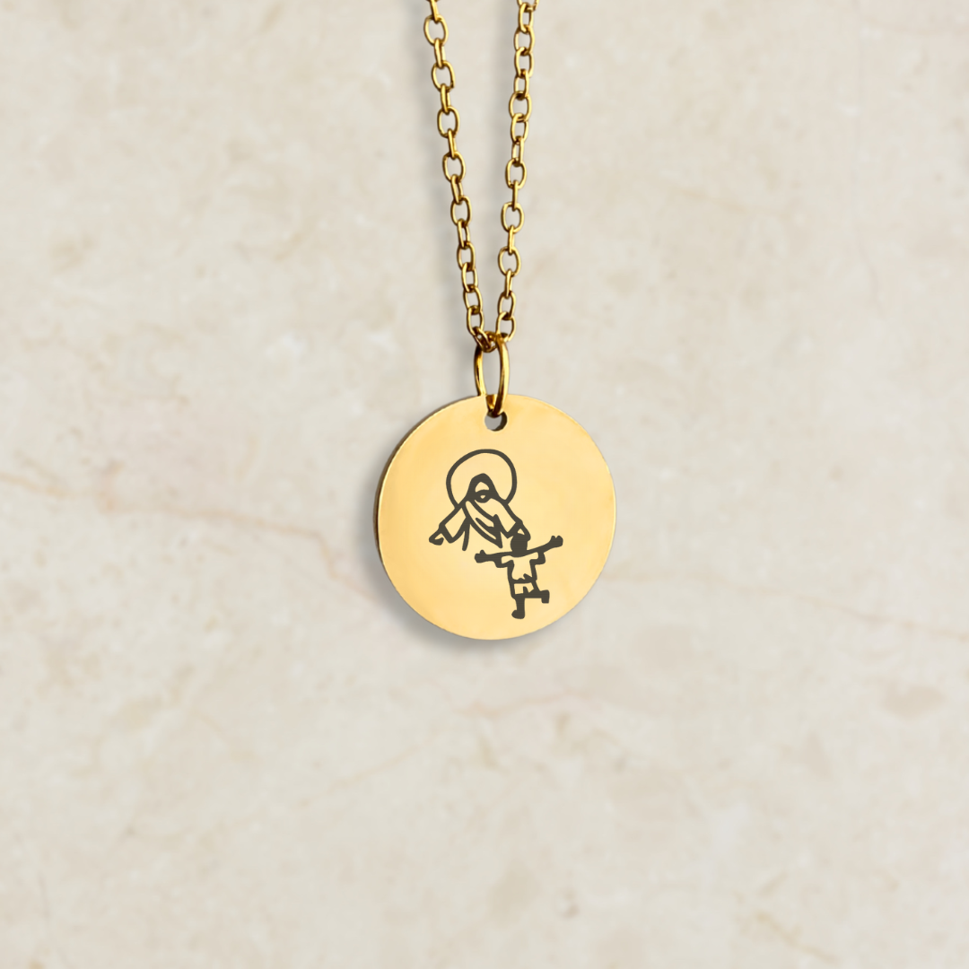 Ogrlica s gravurom Vjerskih motiva